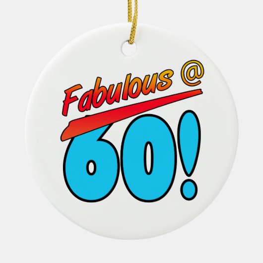 Behoorlijk bij 60 keramisch ornament (Voorkant)