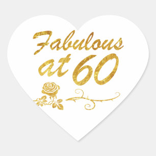 Behoorlijk na 60 jaar hart sticker