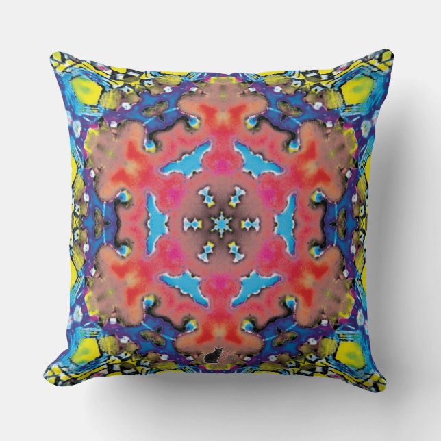 behoort tot Kaleidoscope Pillow Kussen (Voorkant)