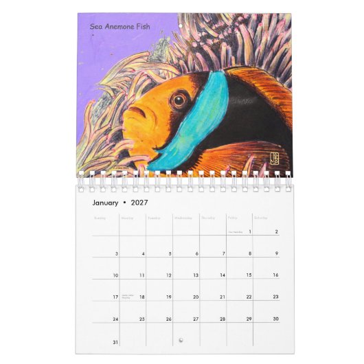 Behoort van het Zee Small Spiral Bound Calendar Kalender (Jan 2027)