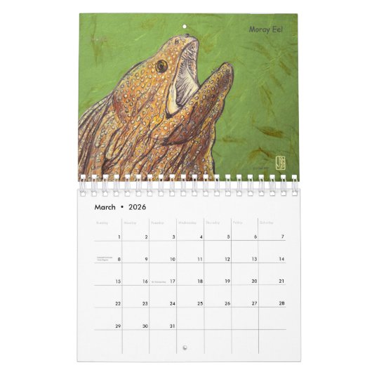 Behoort van het Zee Small Spiral Bound Calendar Kalender (Mar 2026)