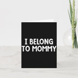 Behoren bij mama grappige kinderen bijpassende fam kaart