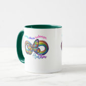 Behoren in elke slok - Autisme Puzzel Mok (Voorkant links)