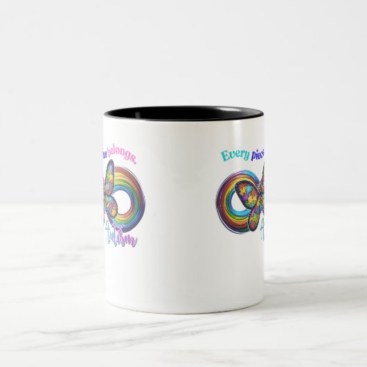 Behoren in elke slok - Autisme Puzzel Mok (Center)