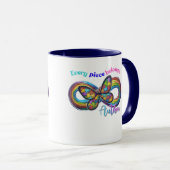 Behoren in elke slok - Autisme Puzzel Mok (Voorkant rechts)