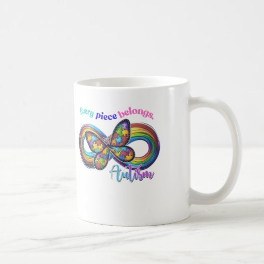 Behoren in elke slok - Autisme Puzzel Mok (Rechts)