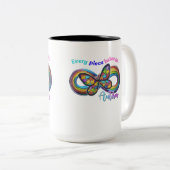 Behoren in elke slok - Autisme Puzzel Mok (Voorkant rechts)