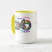 Behoren in elke slok - Autisme Puzzel Mok (Voorkant links)