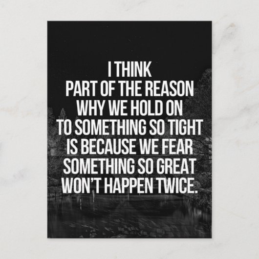 Behoud aan een citaat briefkaart (Voorkant)