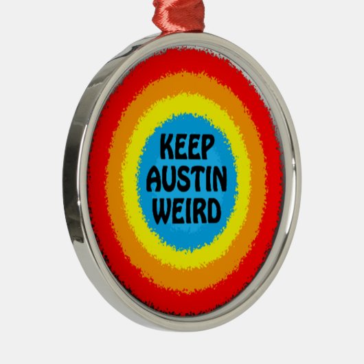 Behoud Austin Texas Weird KerstTree Ornament (Rechts)