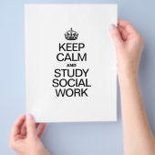 BEHOUD BEREKENING EN ONDERZOEK SOCIAAL WERK FLYER (Hand)