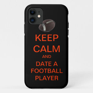 BEHOUD CALM Datum Een iPhone Case van de Speler va