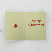 BEHOUD CALM EN BLIJF JOLLY FEESTDAGEN KAART (Binnen)