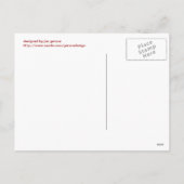 BEHOUD CALM EN BLIJF JOLLY FEESTDAGENKAART (Achterkant)