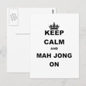 BEHOUD CALM EN MAH JONG AAN.png Briefkaart (Voorkant / Achterkant)