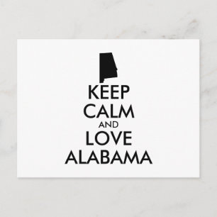 BEHOUD CALM EN VERLIES ALABAMA BRIEFKAART