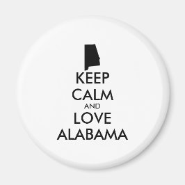  BEHOUD CALM EN VERLIES ALABAMA MAGNEET