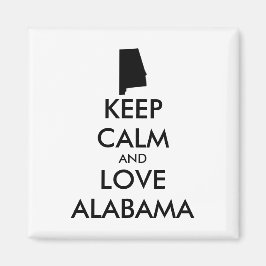  BEHOUD CALM EN VERLIES ALABAMA MAGNEET