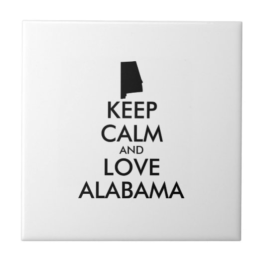  BEHOUD CALM EN VERLIES ALABAMA TEGELTJE (Voorkant)