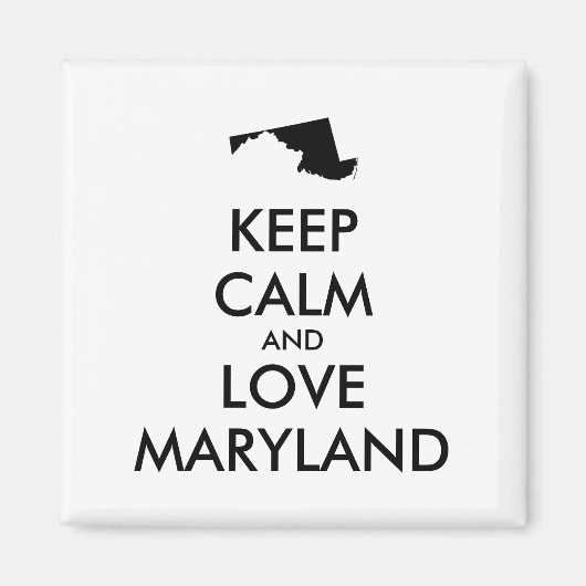  BEHOUD CALM EN VERLIES MARYLAND MAGNEET (Voorkant)