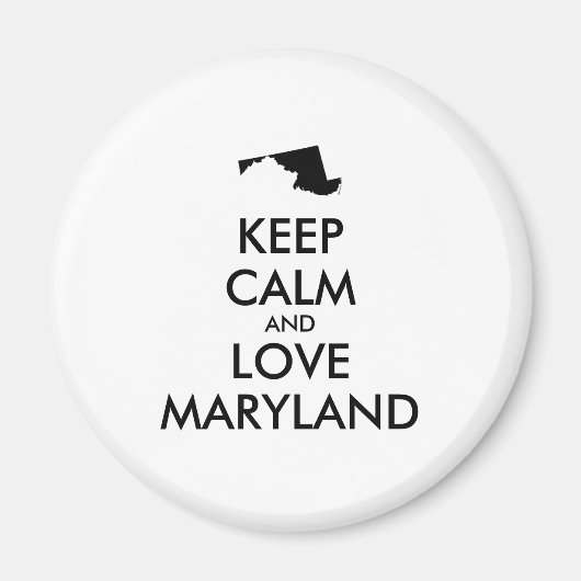  BEHOUD CALM EN VERLIES MARYLAND MAGNEET (Voorkant)