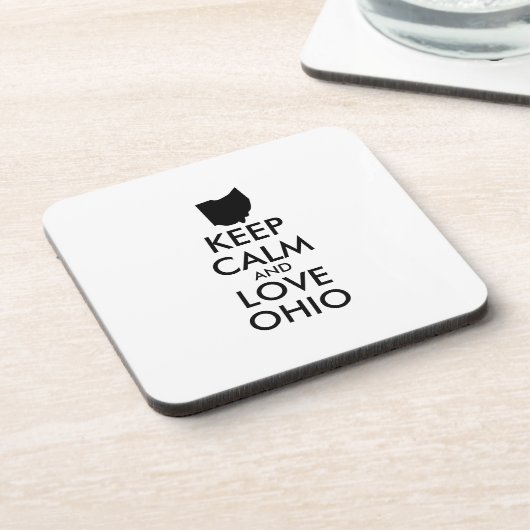  BEHOUD CALM EN VERLIES OHIO BIER ONDERZETTER (Linkerzijde)