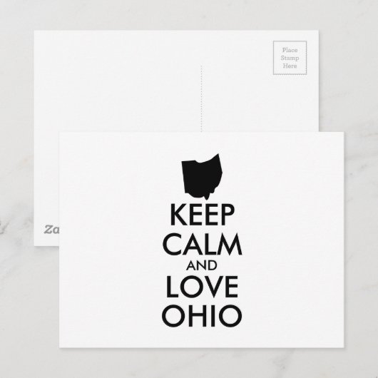  BEHOUD CALM EN VERLIES OHIO BRIEFKAART (Voorkant / Achterkant)