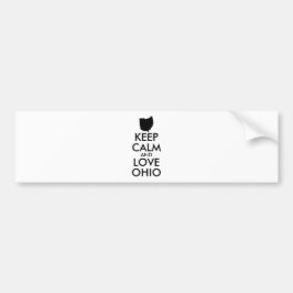  BEHOUD CALM EN VERLIES OHIO BUMPERSTICKER