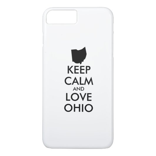  BEHOUD CALM EN VERLIES OHIO Case-Mate iPhone CASE (Achterkant)