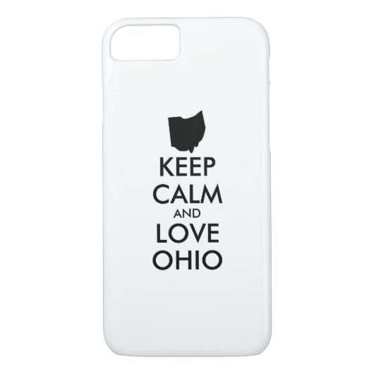  BEHOUD CALM EN VERLIES OHIO Case-Mate iPhone CASE (Achterkant)