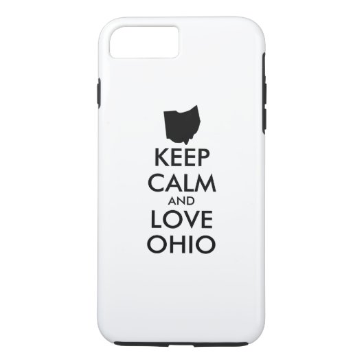  BEHOUD CALM EN VERLIES OHIO Case-Mate iPhone CASE (Achterkant)