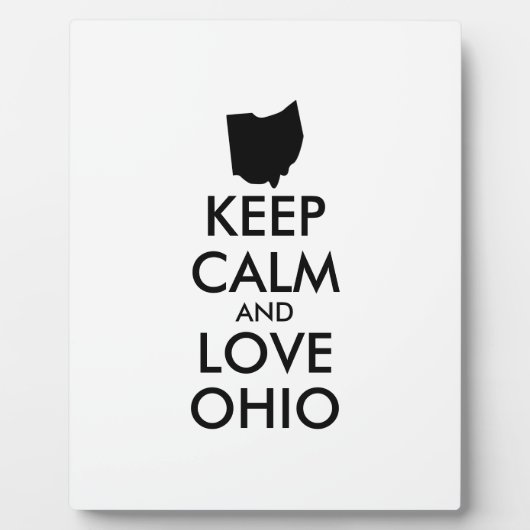  BEHOUD CALM EN VERLIES OHIO FOTOPLAAT (Voorkant)
