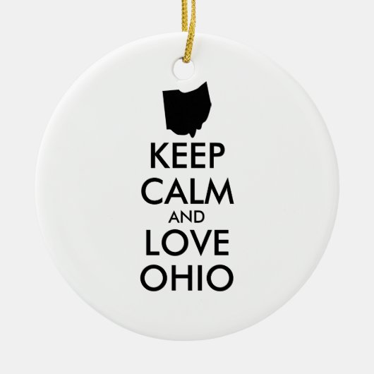  BEHOUD CALM EN VERLIES OHIO KERAMISCH ORNAMENT (Voorkant)