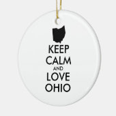  BEHOUD CALM EN VERLIES OHIO KERAMISCH ORNAMENT (Links)