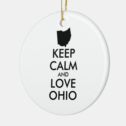  BEHOUD CALM EN VERLIES OHIO KERAMISCH ORNAMENT (Links)