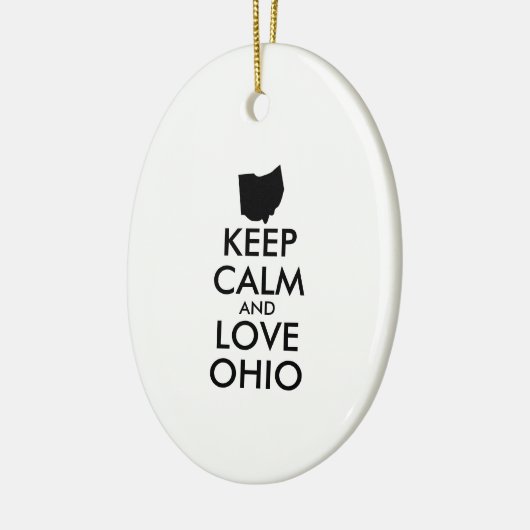  BEHOUD CALM EN VERLIES OHIO KERAMISCH ORNAMENT (Links)