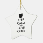  BEHOUD CALM EN VERLIES OHIO KERAMISCH ORNAMENT (Links)