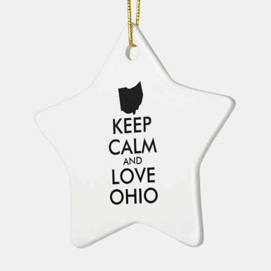  BEHOUD CALM EN VERLIES OHIO KERAMISCH ORNAMENT (Links)
