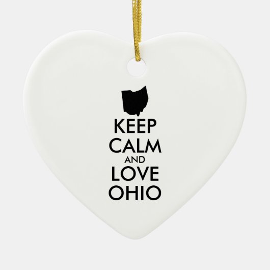  BEHOUD CALM EN VERLIES OHIO KERAMISCH ORNAMENT (Voorkant)