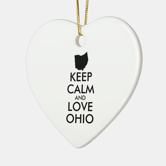  BEHOUD CALM EN VERLIES OHIO KERAMISCH ORNAMENT (Links)