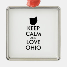  BEHOUD CALM EN VERLIES OHIO METALEN ORNAMENT