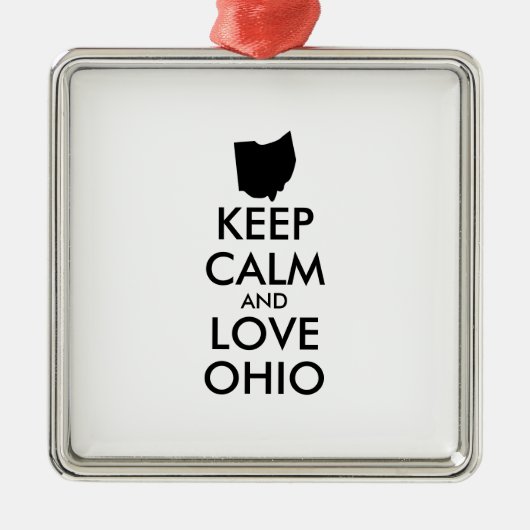  BEHOUD CALM EN VERLIES OHIO METALEN ORNAMENT (Voorkant)