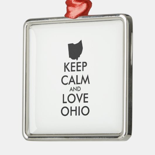 BEHOUD CALM EN VERLIES OHIO METALEN ORNAMENT (Links)