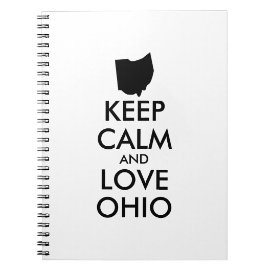  BEHOUD CALM EN VERLIES OHIO NOTITIEBOEK (Voorkant)