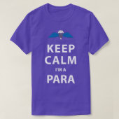 BEHOUD CALM IM A PARA T-SHIRT (Design voorkant)