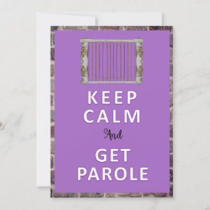 BEHOUD CALM PAROLE -JAILMATECARDS.CO.UK - GOEDE LU KAART