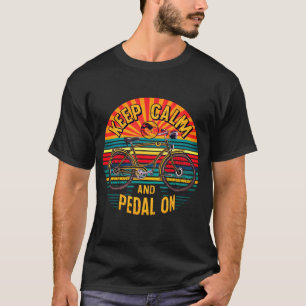 Behoud Claim & Pedal op typografie T-shirt