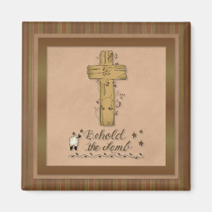 Behoud de Christelijke Fridge Magnet van de Lamb