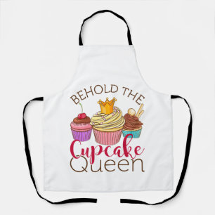 Behoud de Cupcake Queen Cupcakes Lover Baker Schort