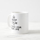 BEHOUD DE KALK EN LIP SYNC VOOR UW LEVEN.png Koffiemok (Voorkant links)